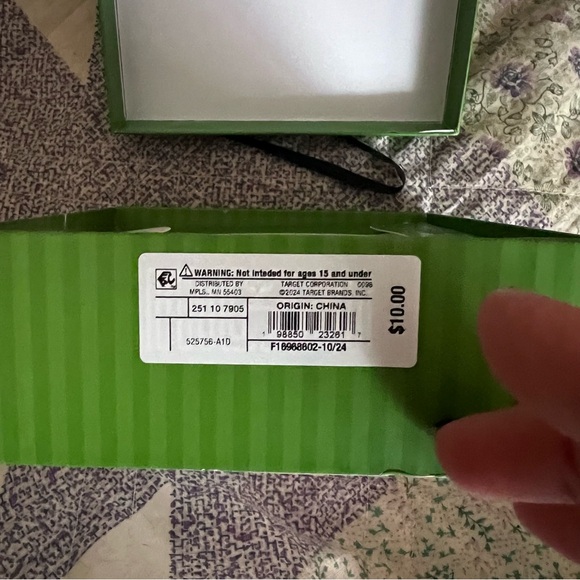 Kate Spade Navy Blue Flower Earrings - Picture 2 of 2